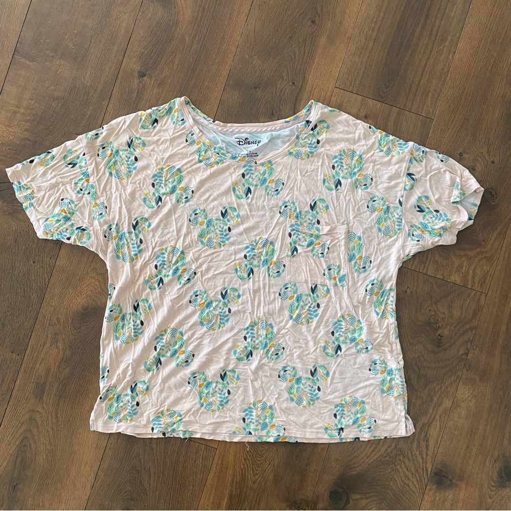 Disney Womens 2 Piece Capri Pajama Set size Large - Picture 3 of 10
